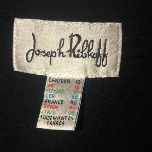 🔥JOSEPH RIBKOFF BLACK GOWN SIZE 10🔥 - Picture 4 of 5